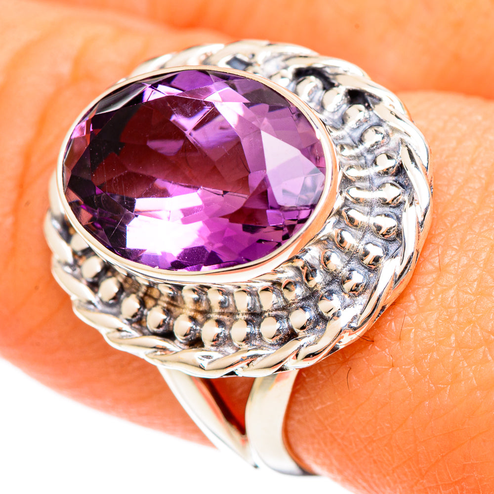 Amethyst Rings handcrafted by Anasilvercos - RING107784