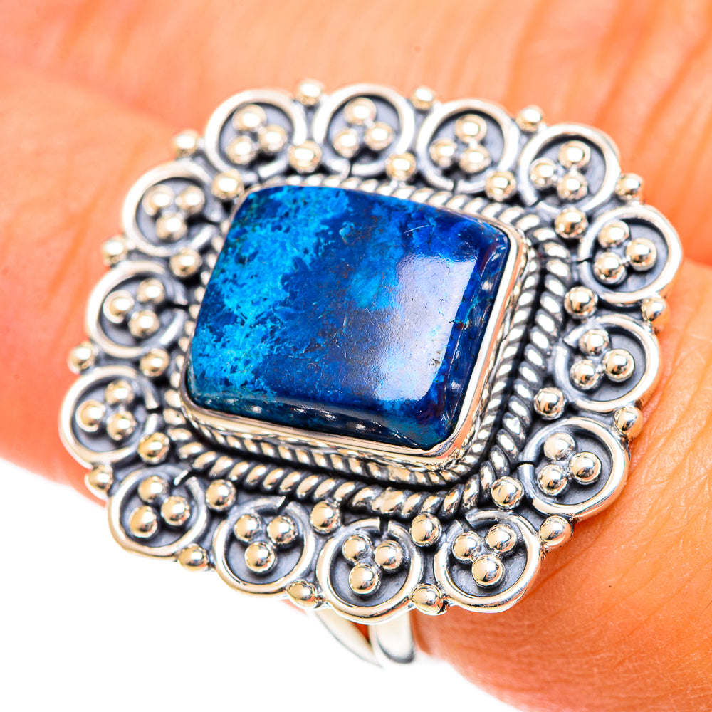 Shattuckite Rings handcrafted by Anasilvercos - RING107802