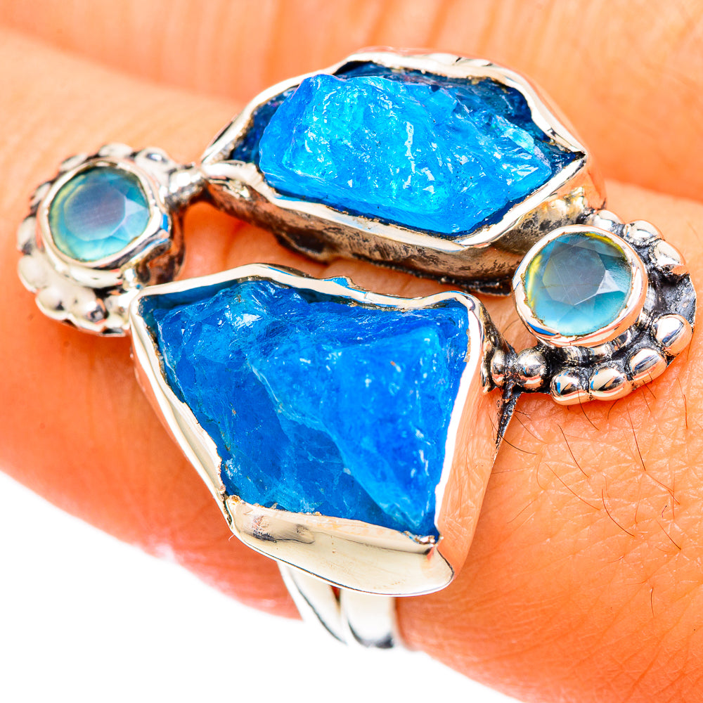 Apatite Rings handcrafted by Anasilvercos - RING107806