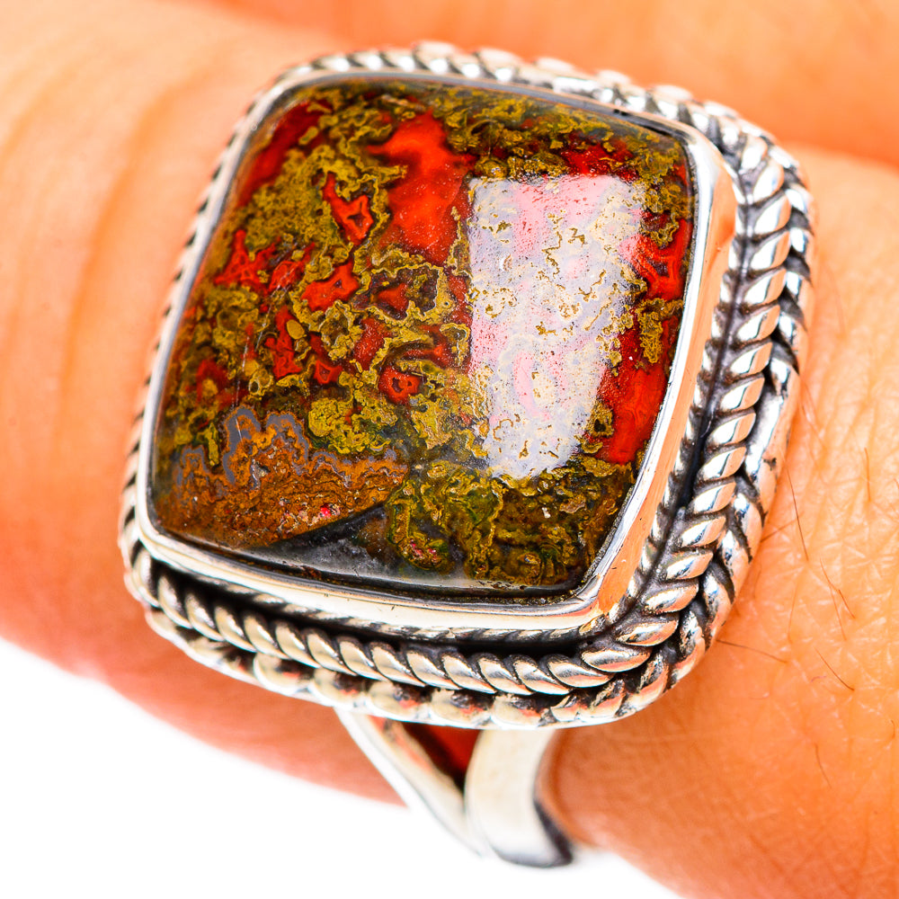 Moroccan Agate Rings handcrafted by Anasilvercos - RING107814