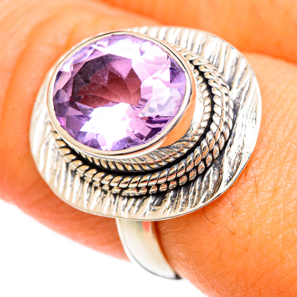 Amethyst Rings handcrafted by Anasilvercos - RING107822