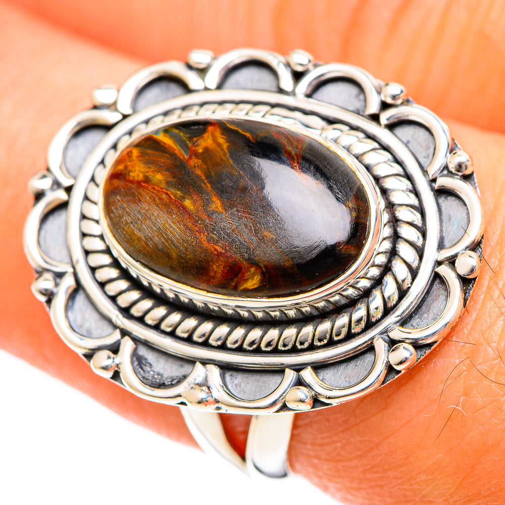 Pietersite Rings handcrafted by Anasilvercos - RING107826