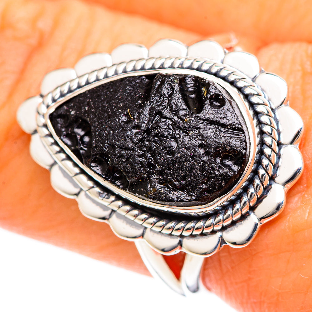 Tektite Rings handcrafted by Anasilvercos - RING107856