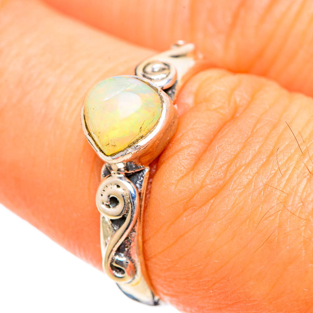 Ethiopian Opal Rings handcrafted by Anasilvercos - RING107863