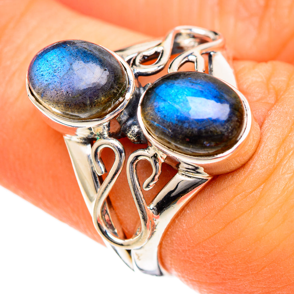 Labradorite Rings handcrafted by Anasilvercos - RING107870