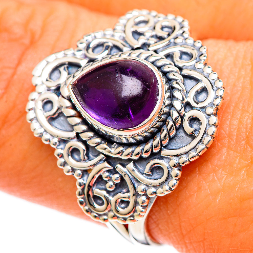 Amethyst Rings handcrafted by Anasilvercos - RING107886