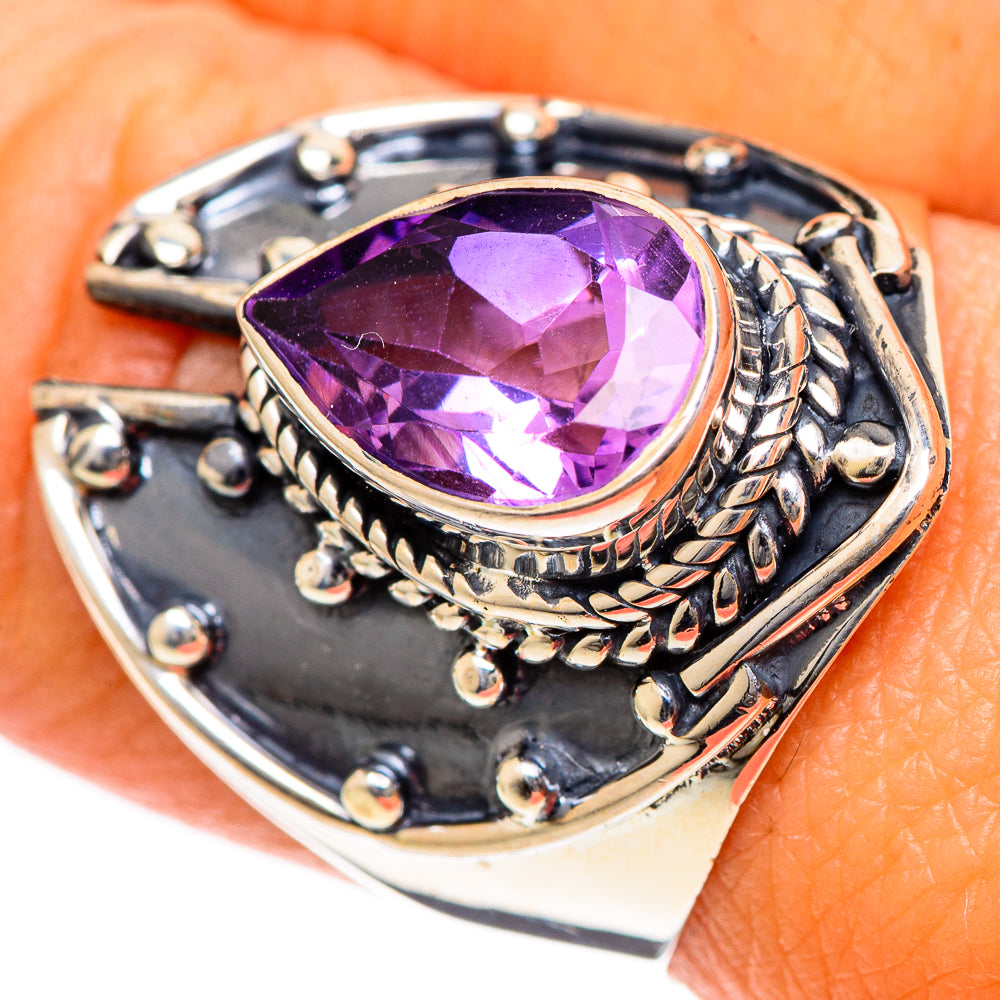 Amethyst Rings handcrafted by Anasilvercos - RING107887