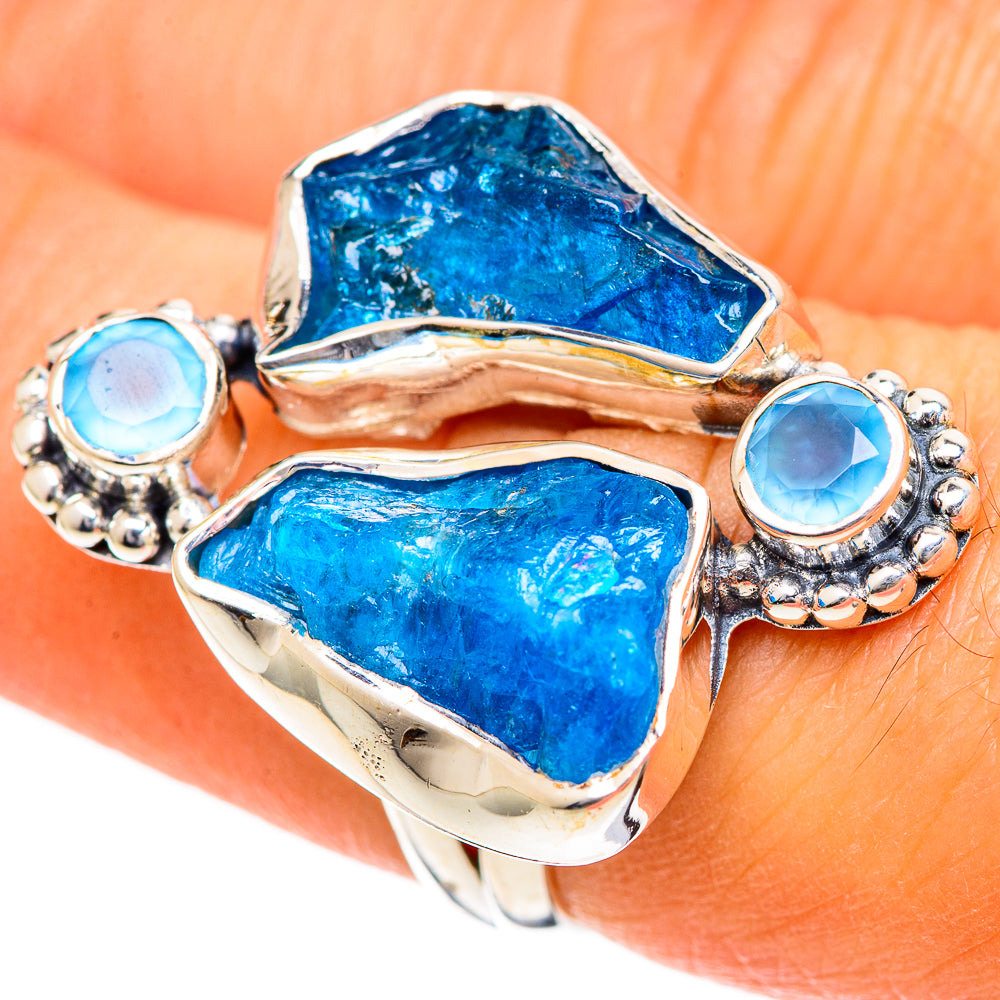 Apatite Rings handcrafted by Anasilvercos - RING107899