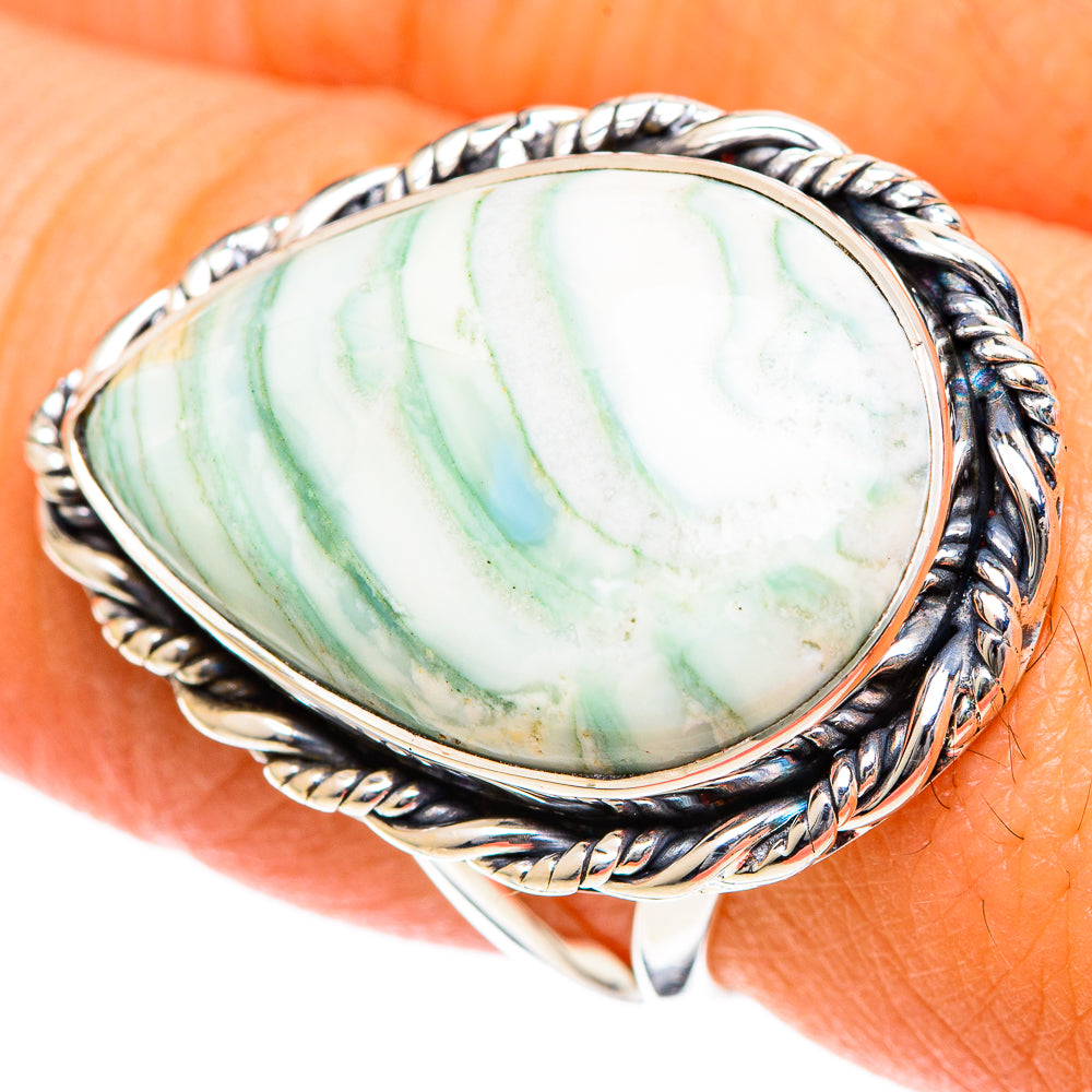 Ocean Jasper Rings handcrafted by Anasilvercos - RING107911