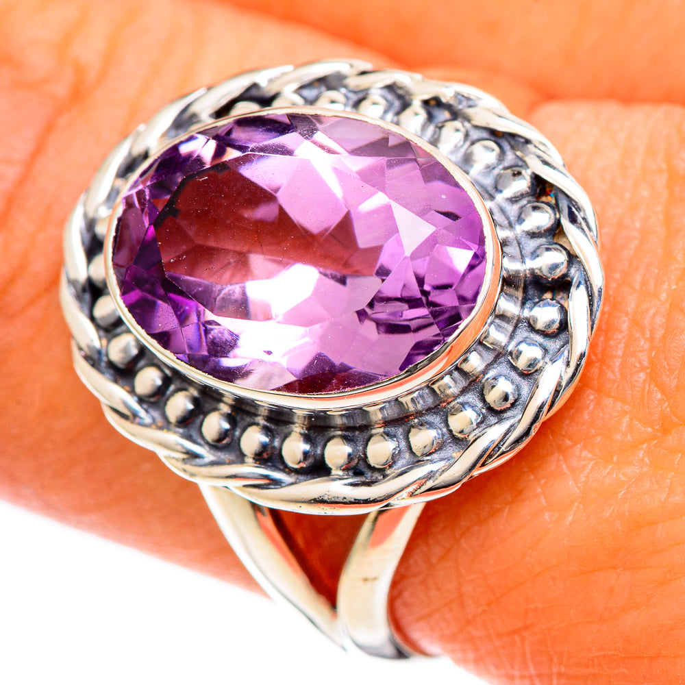 Amethyst Rings handcrafted by Anasilvercos - RING107916