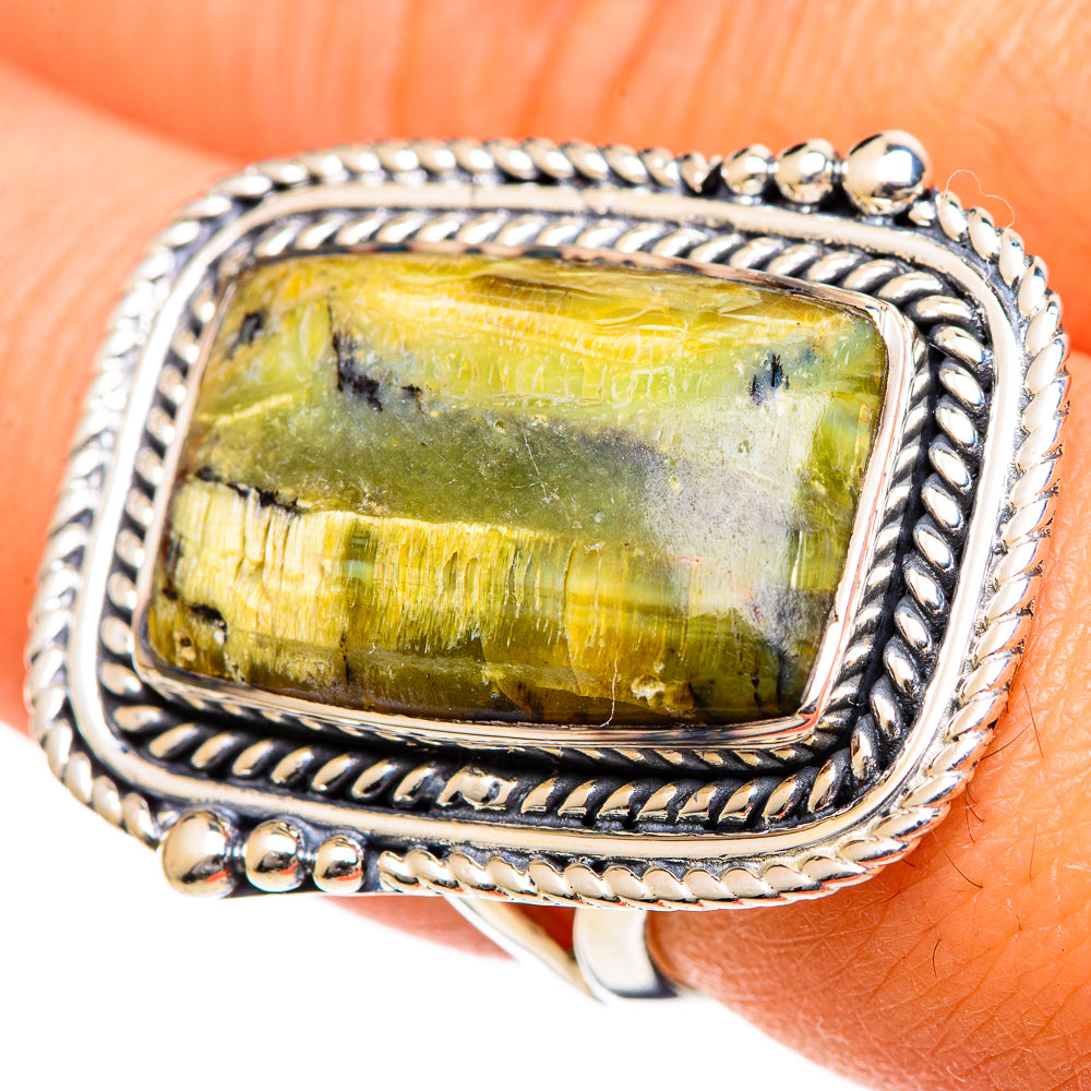 Rainforest Opal Rings handcrafted by Anasilvercos - RING107939