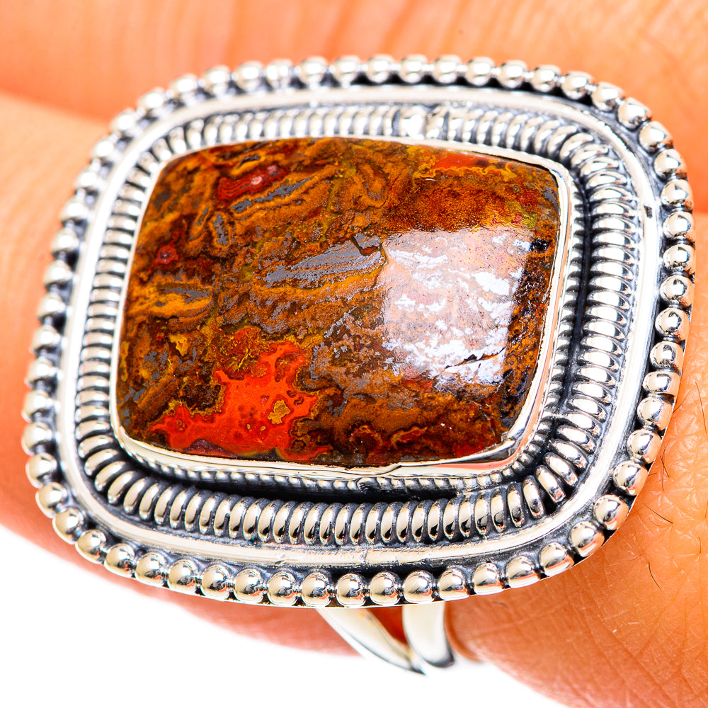 Moroccan Agate Rings handcrafted by Anasilvercos - RING107951