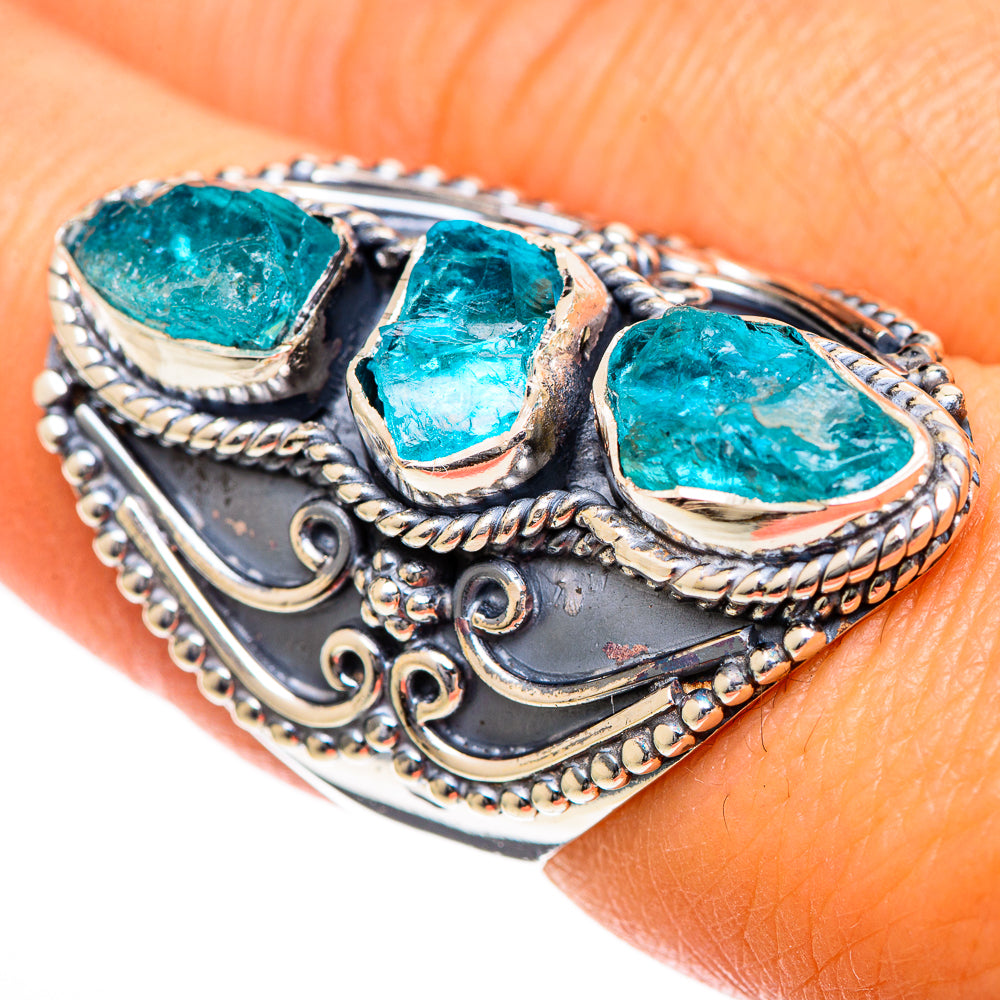 Apatite Rings handcrafted by Anasilvercos - RING107978