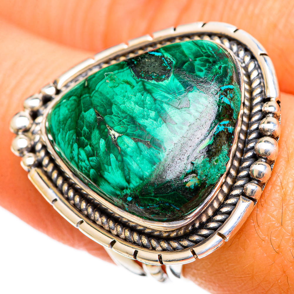 Chrysocolla Rings handcrafted by Anasilvercos - RING107986