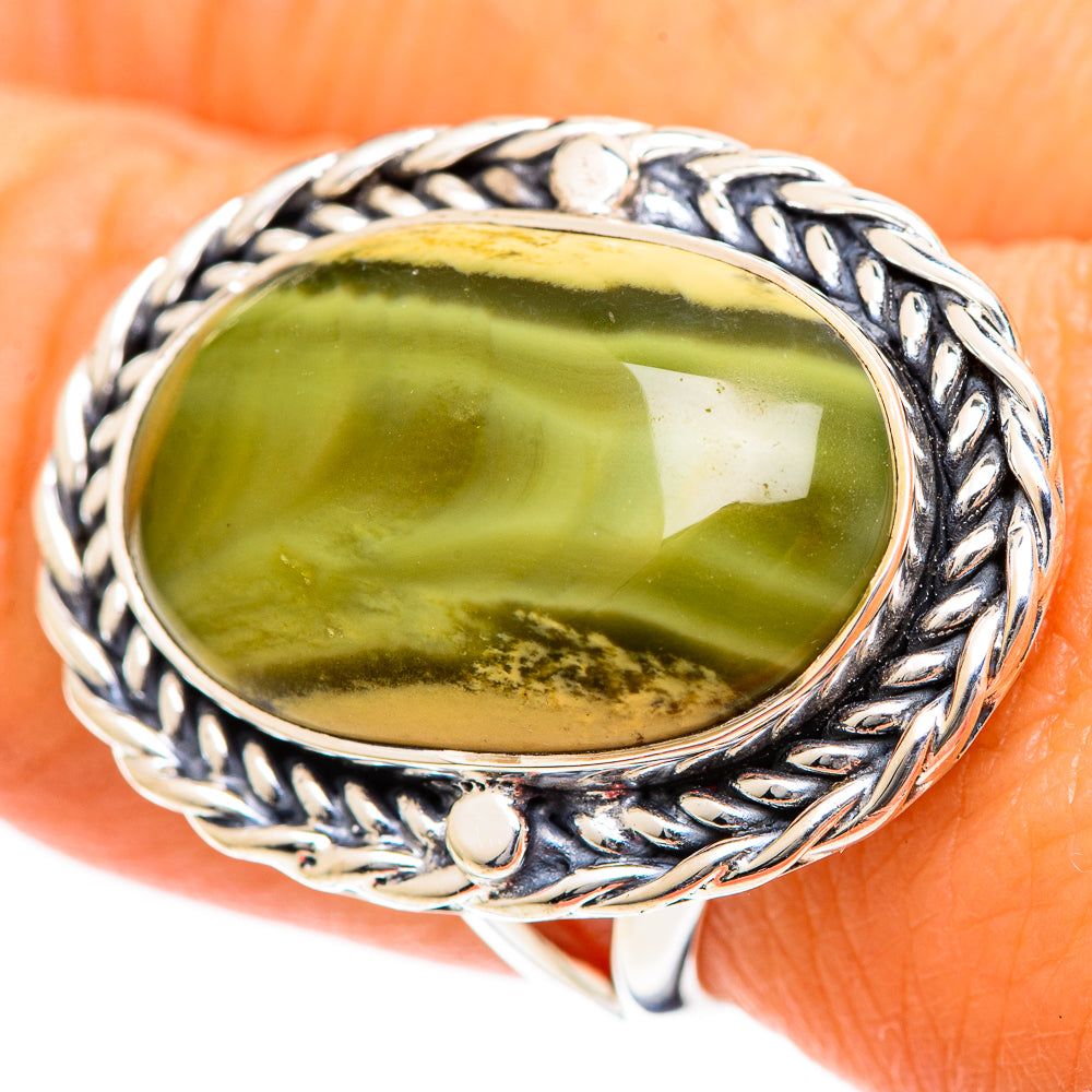 Polychrome Jasper Rings handcrafted by Anasilvercos - RING107988