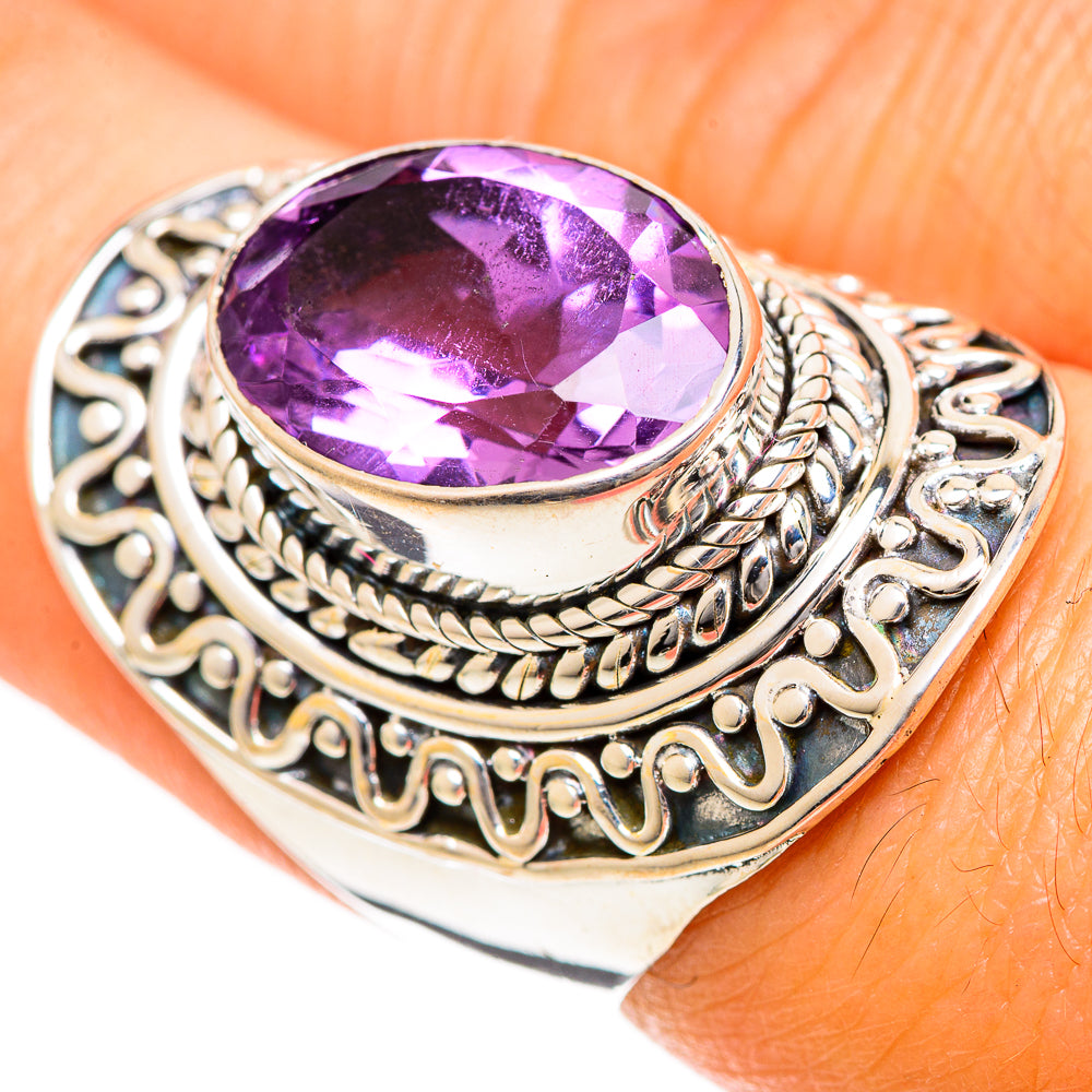 Amethyst Rings handcrafted by Anasilvercos - RING107996