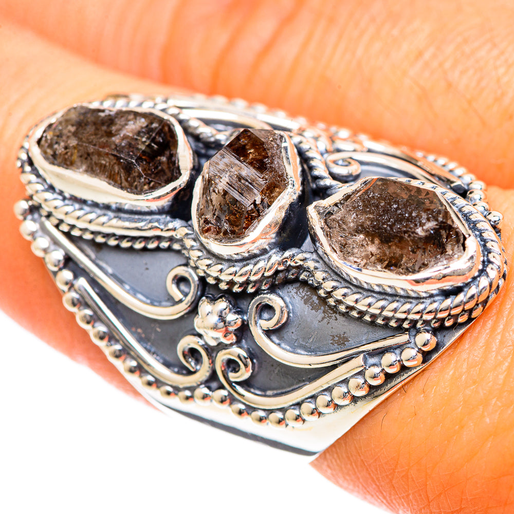 Herkimer Diamond Rings handcrafted by Anasilvercos - RING108000