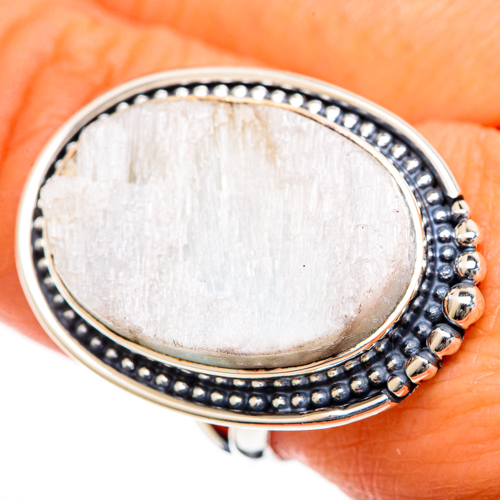 Scolecite Rings handcrafted by Anasilvercos - RING108004