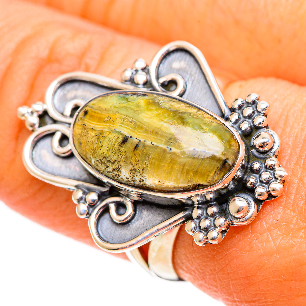Rainforest Opal Rings handcrafted by Anasilvercos - RING108035