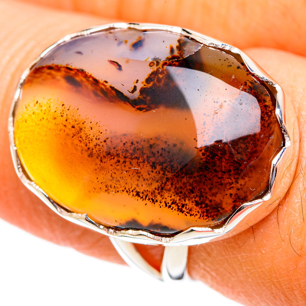 Montana Agate Rings handcrafted by Anasilvercos - RING108042
