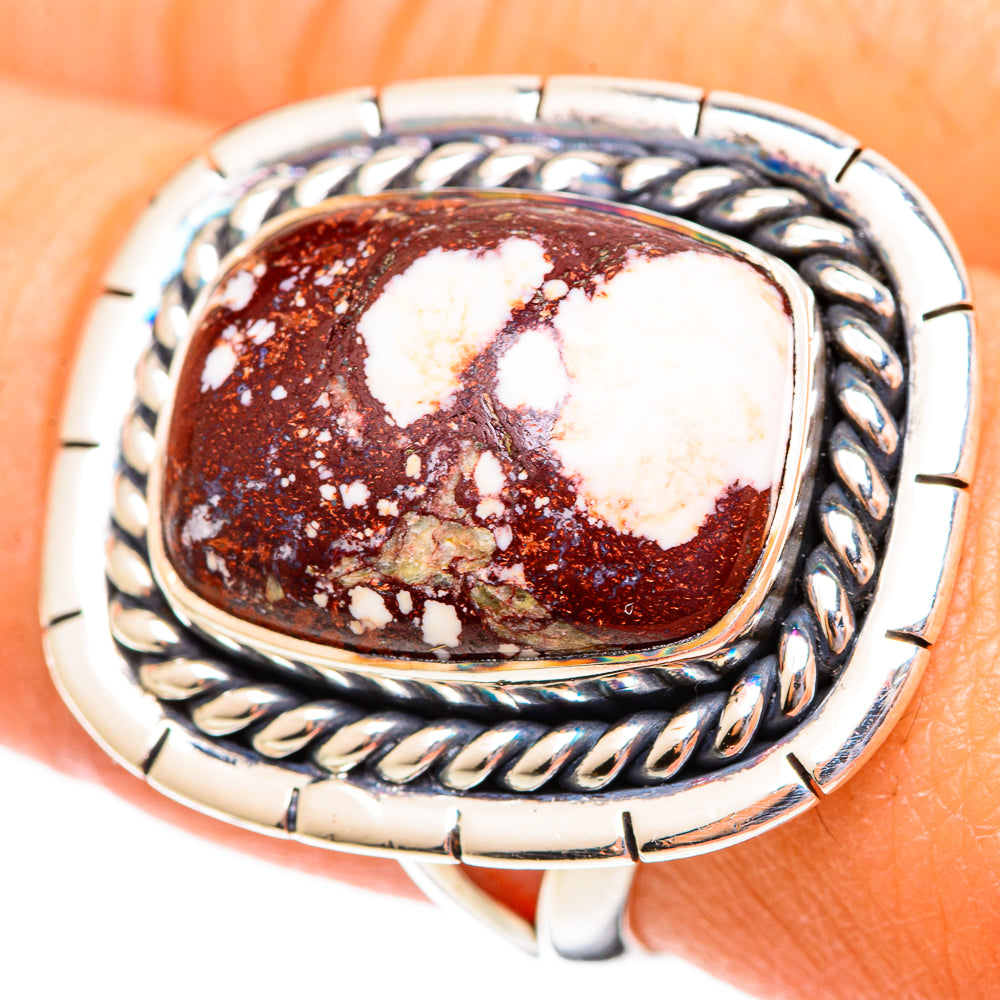 Wild Horse Jasper Rings handcrafted by Anasilvercos - RING108043