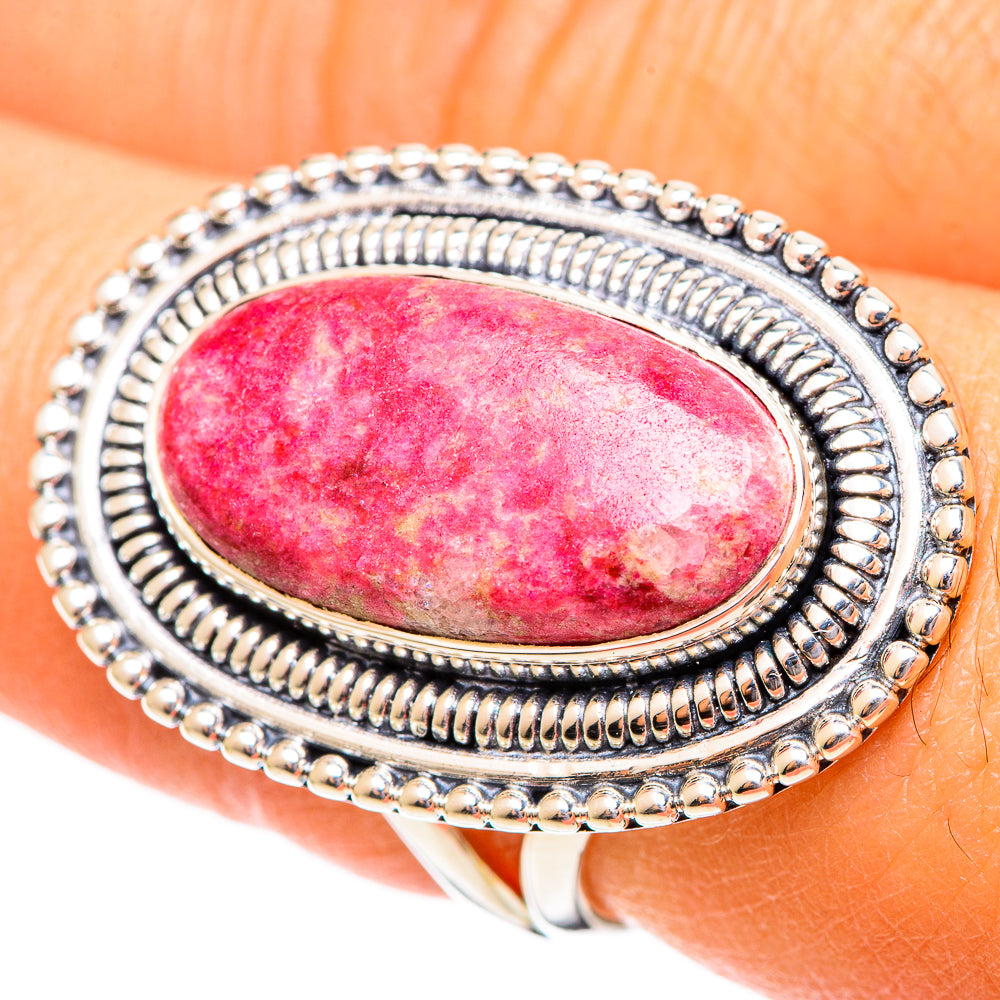 Thulite Rings handcrafted by Anasilvercos - RING108047