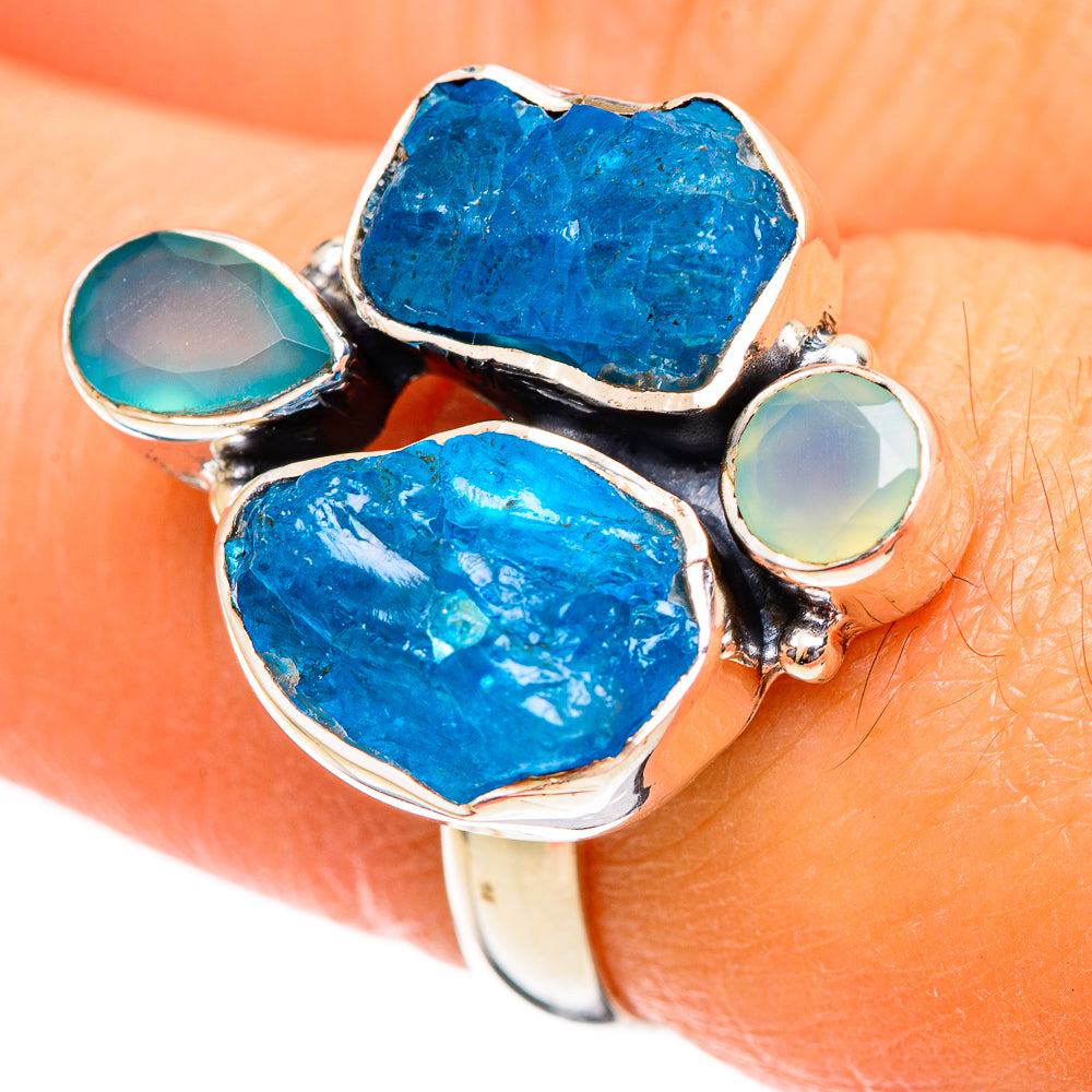 Apatite Rings handcrafted by Anasilvercos - RING108076
