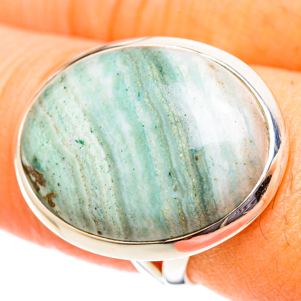 Ocean Jasper Rings handcrafted by Anasilvercos - RING108082