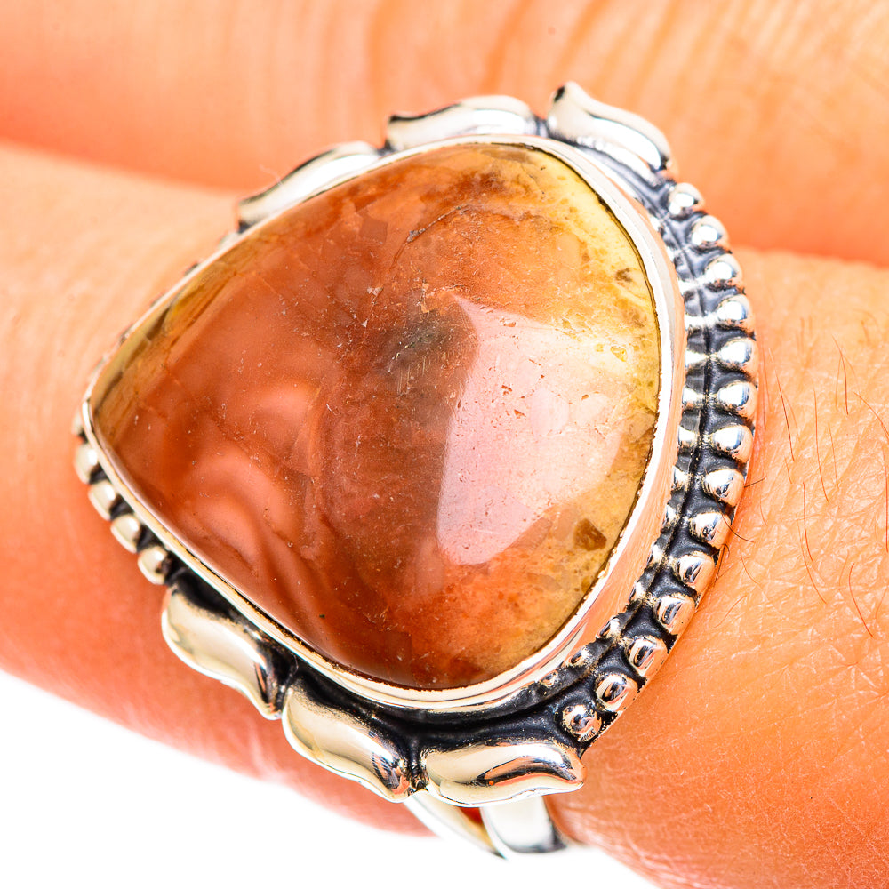 Imperial Jasper Rings handcrafted by Anasilvercos - RING108084