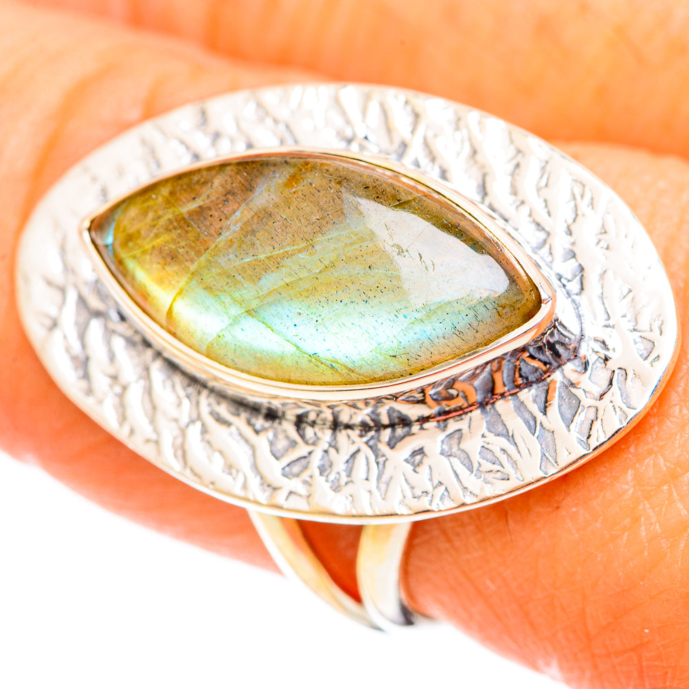 Labradorite Rings handcrafted by Anasilvercos - RING108112