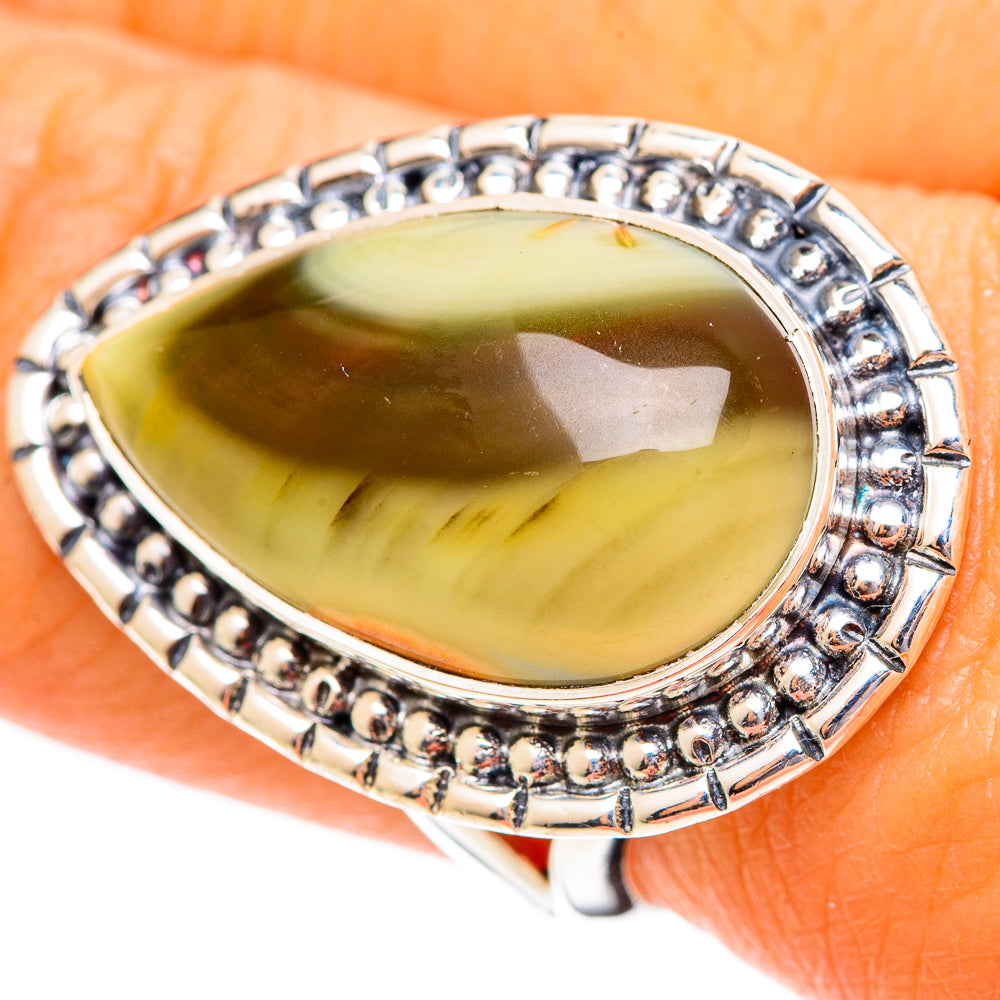 Polychrome Jasper Rings handcrafted by Anasilvercos - RING108120