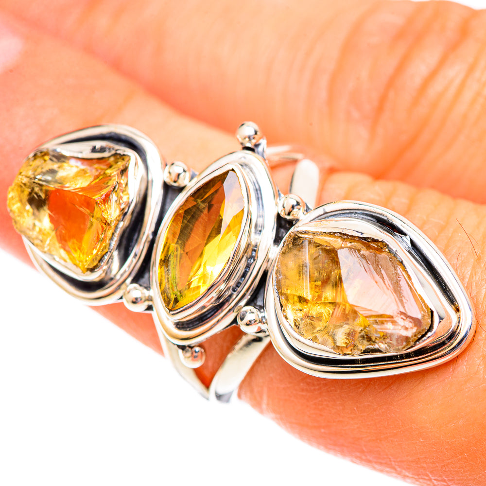 Citrine Rings handcrafted by Anasilvercos - RING108197