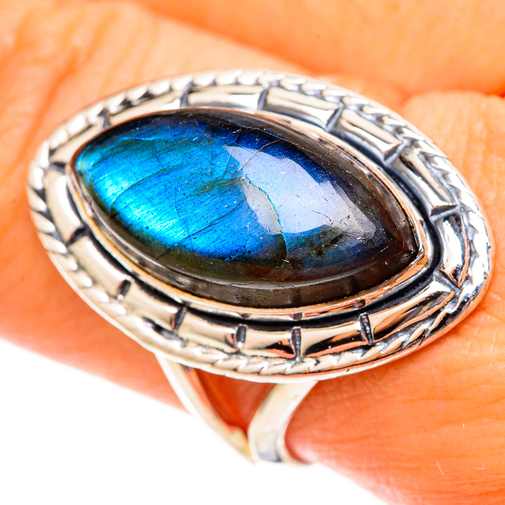 Labradorite Rings handcrafted by Anasilvercos - RING108211