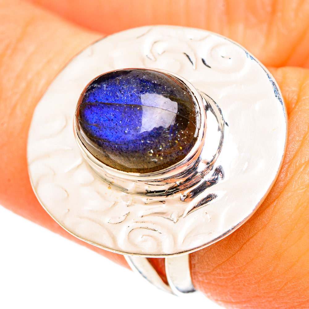 Labradorite Rings handcrafted by Anasilvercos - RING108213