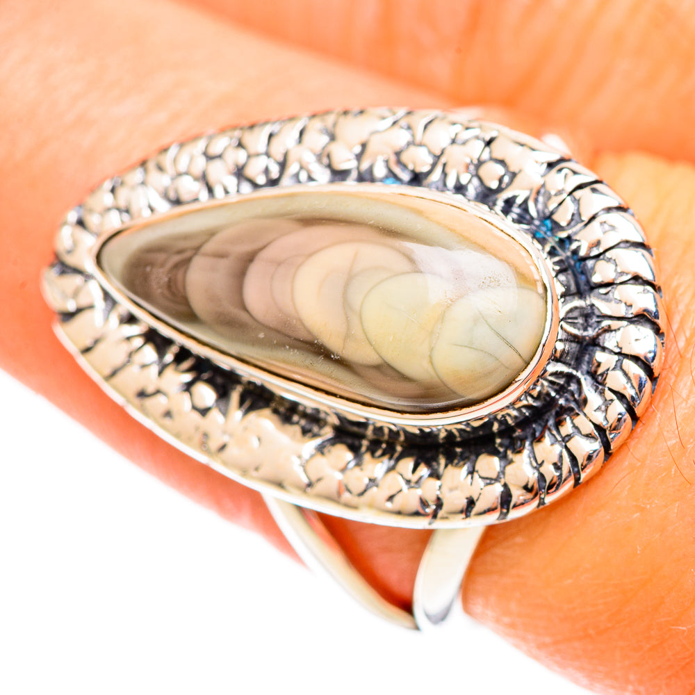 Polychrome Jasper Rings handcrafted by Anasilvercos - RING108225