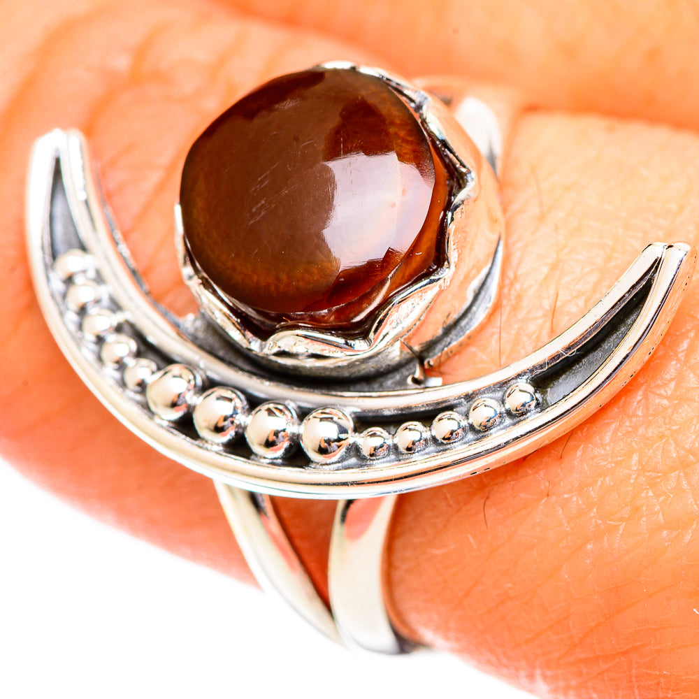 Mexican Fire Agate Rings handcrafted by Anasilvercos - RING108226