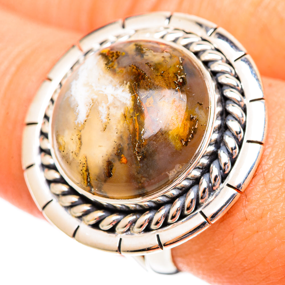 Ocean Jasper Rings handcrafted by Anasilvercos - RING108231
