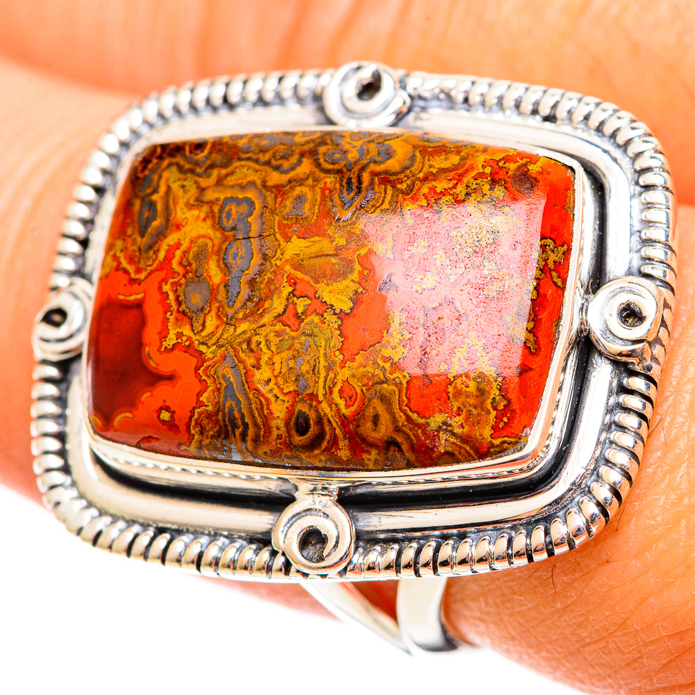 Moroccan Agate Rings handcrafted by Anasilvercos - RING108232