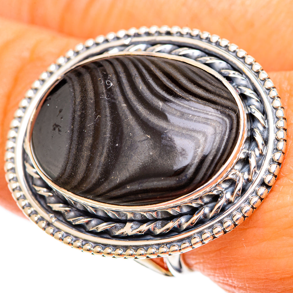 Psilomelane Rings handcrafted by Anasilvercos - RING108240