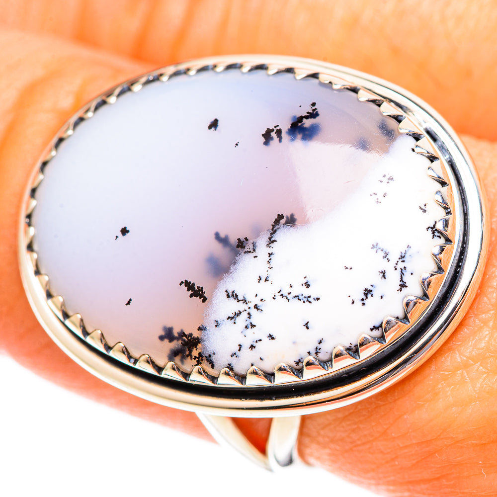 Dendritic Opal Rings handcrafted by Anasilvercos - RING108241