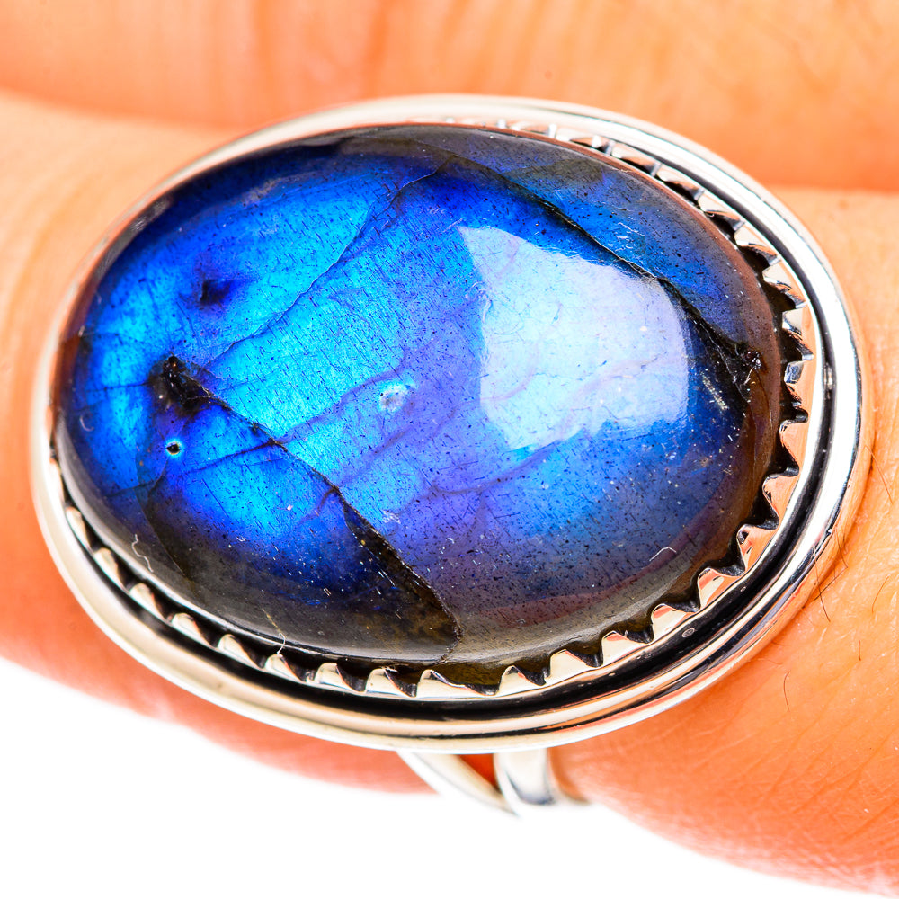 Labradorite Rings handcrafted by Anasilvercos - RING108246