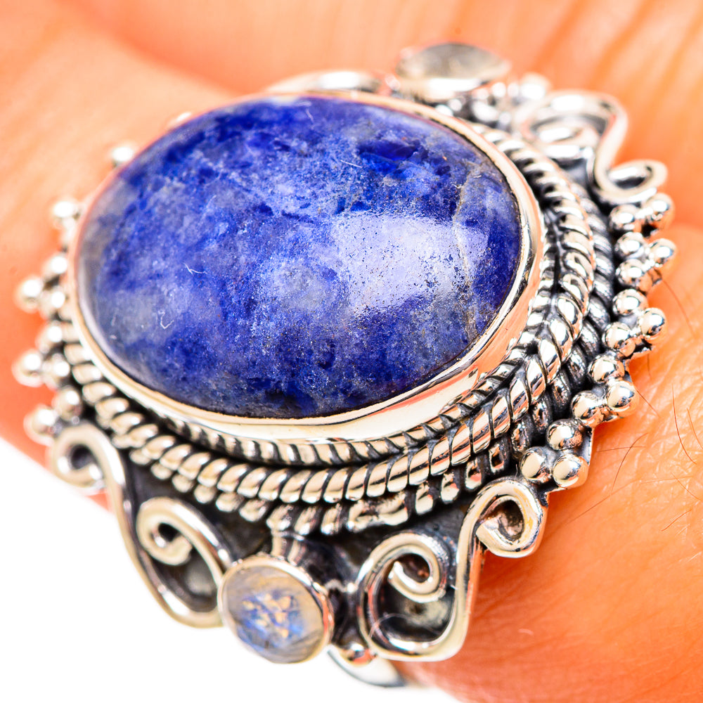 Sodalite Rings handcrafted by Anasilvercos - RING108252