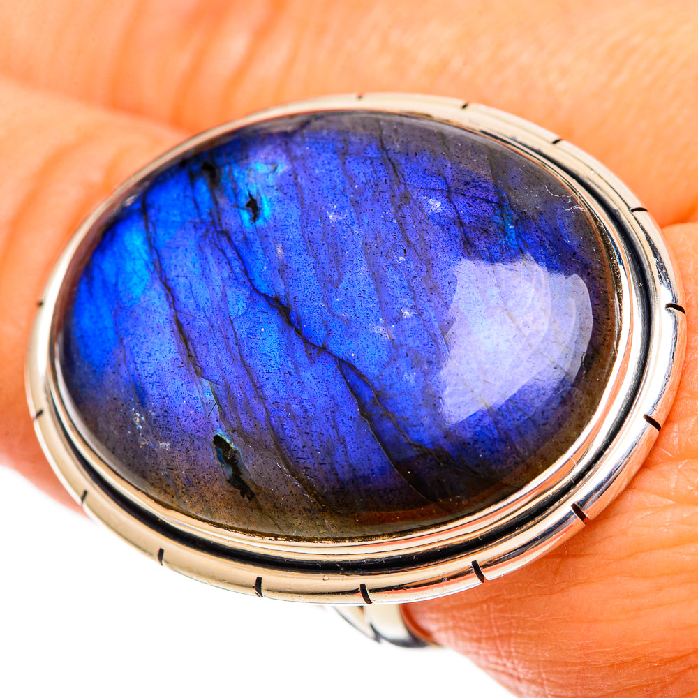 Labradorite Rings handcrafted by Anasilvercos - RING108318