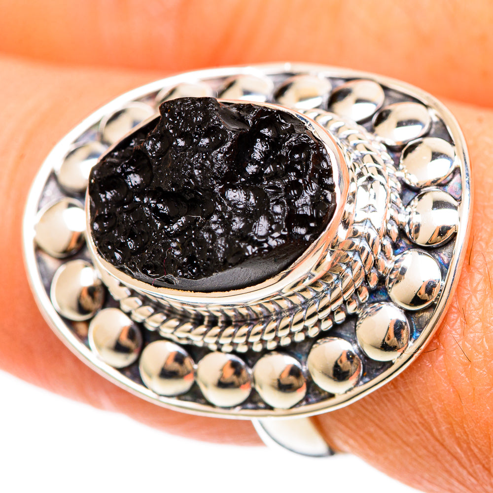 Tektite Rings handcrafted by Anasilvercos - RING108355
