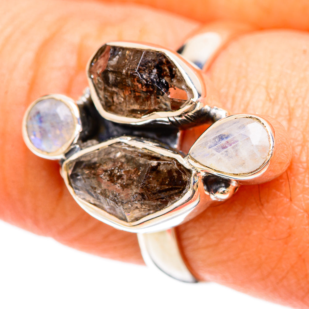 Herkimer Diamond Rings handcrafted by Anasilvercos - RING108356