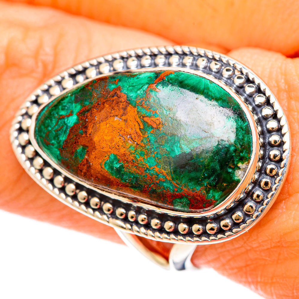 Chrysocolla Rings handcrafted by Anasilvercos - RING108379