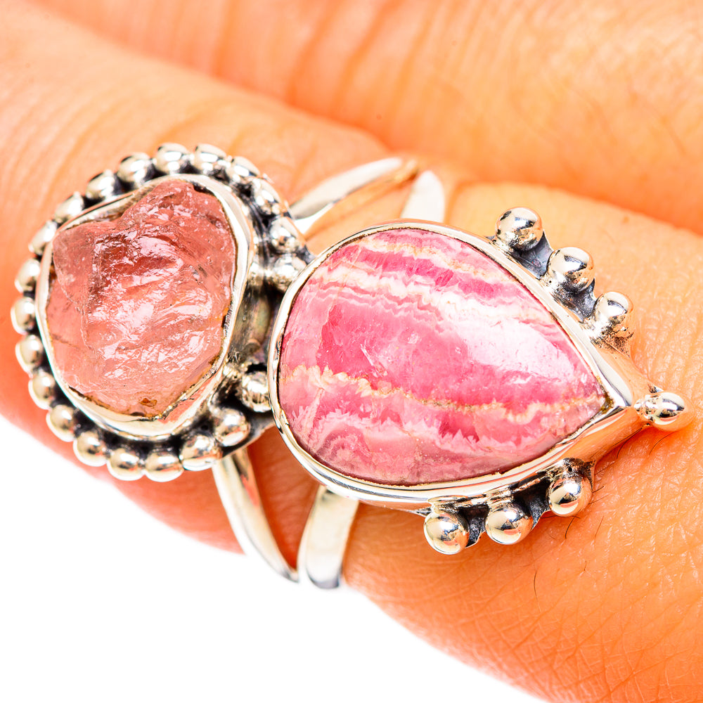 Rhodochrosite Rings handcrafted by Anasilvercos - RING108390