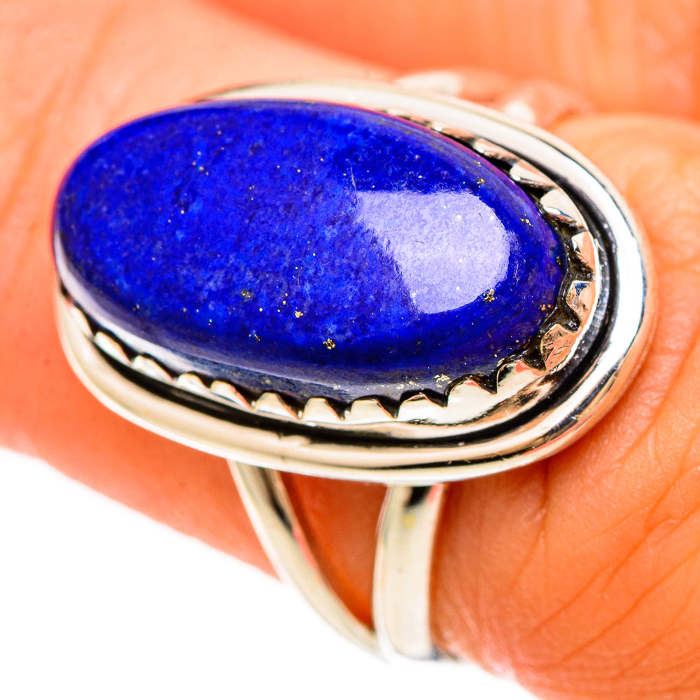 Lapis Lazuli Rings handcrafted by Anasilvercos - RING108454