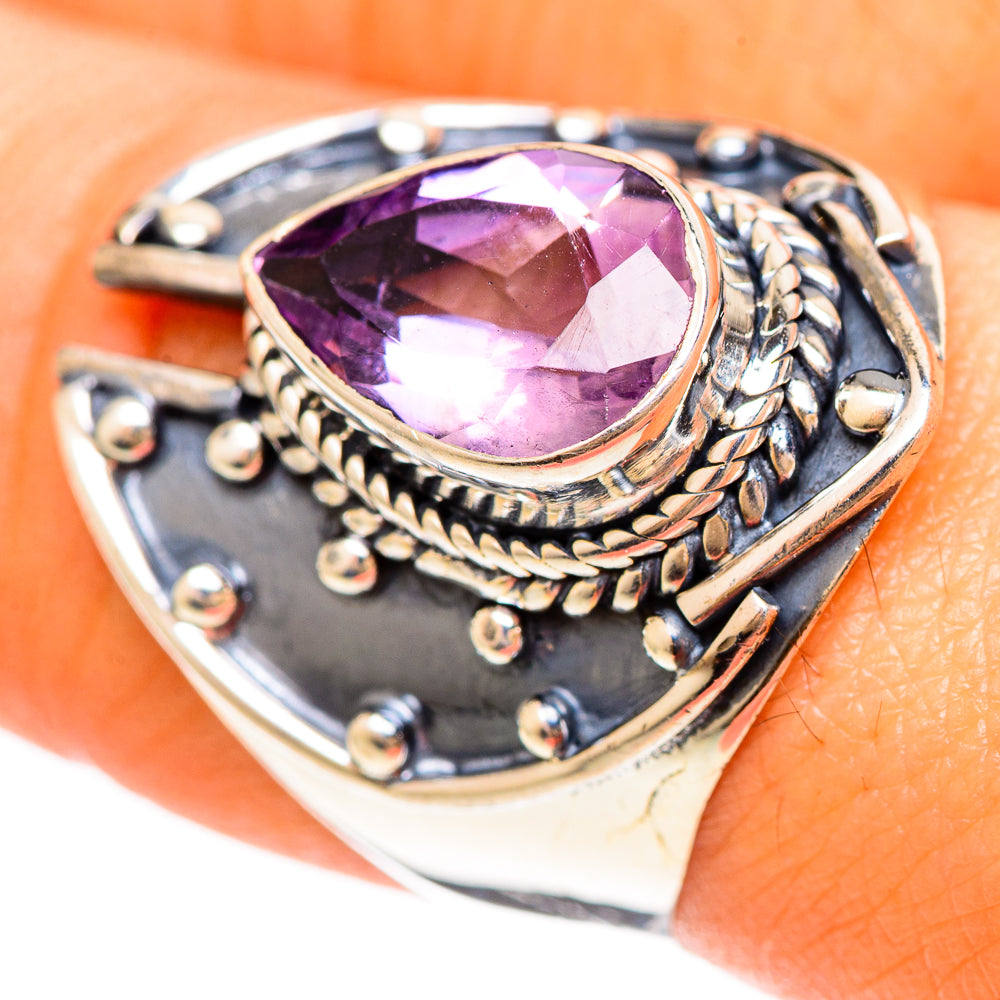 Amethyst Rings handcrafted by Anasilvercos - RING108468
