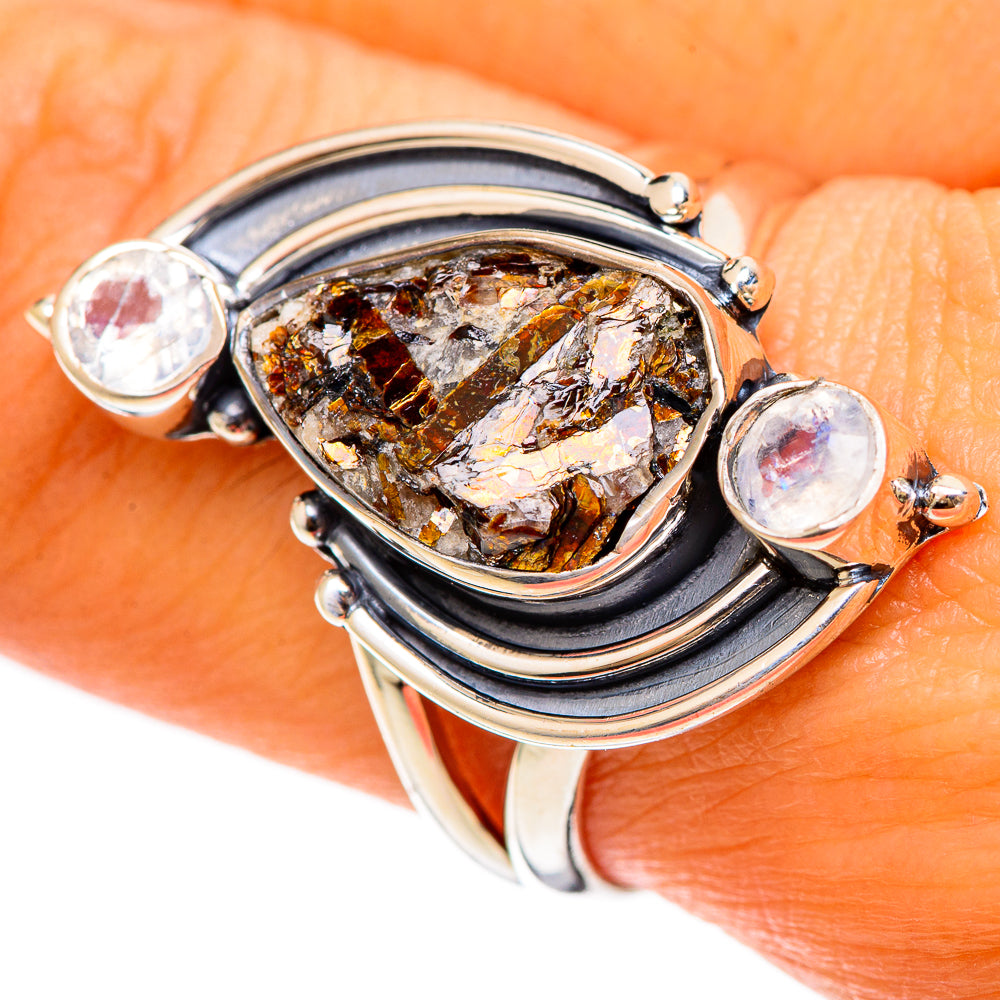 Astrophyllite Rings handcrafted by Anasilvercos - RING108497